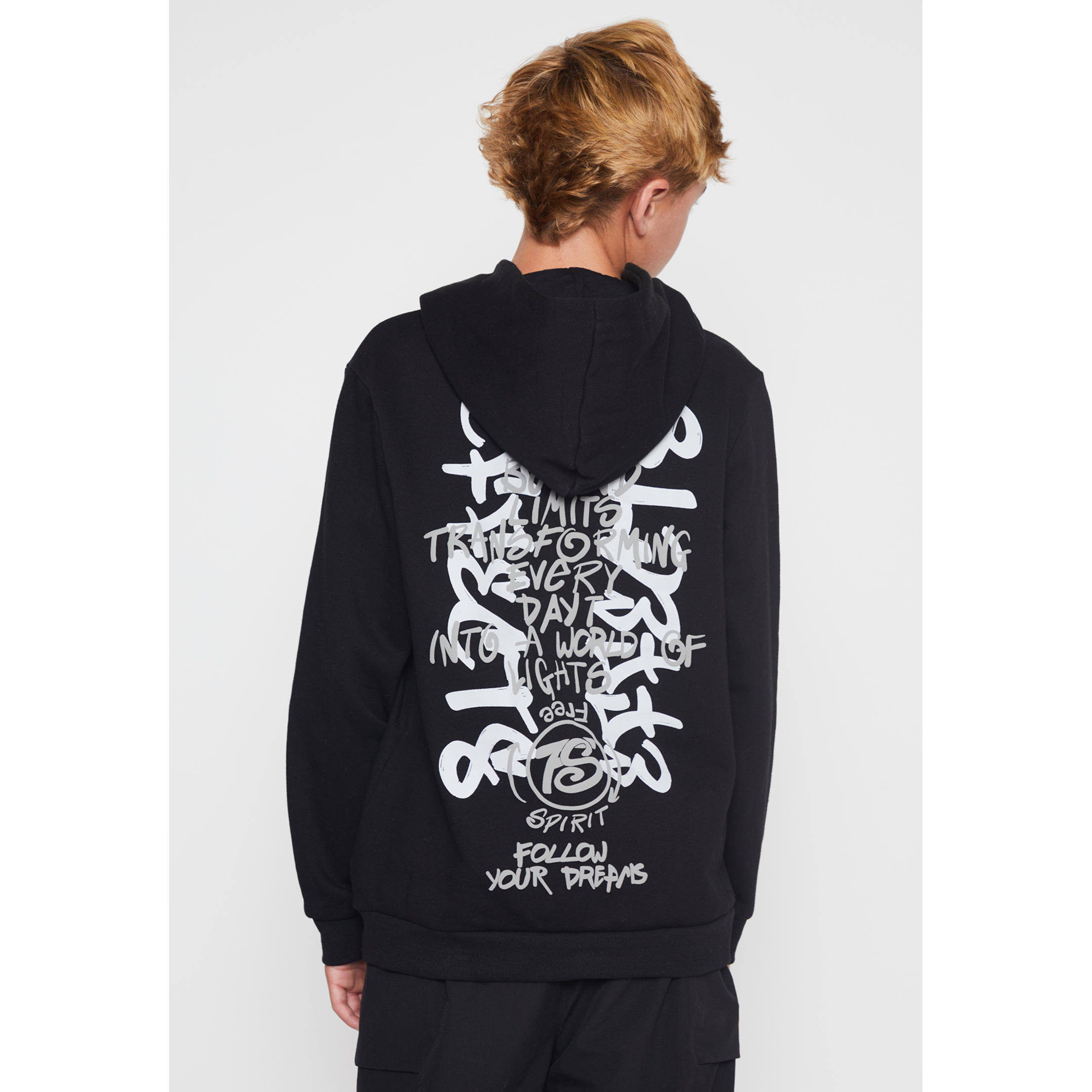 Polerón Graffiti Espalda Lolo Negro Familyshop 3