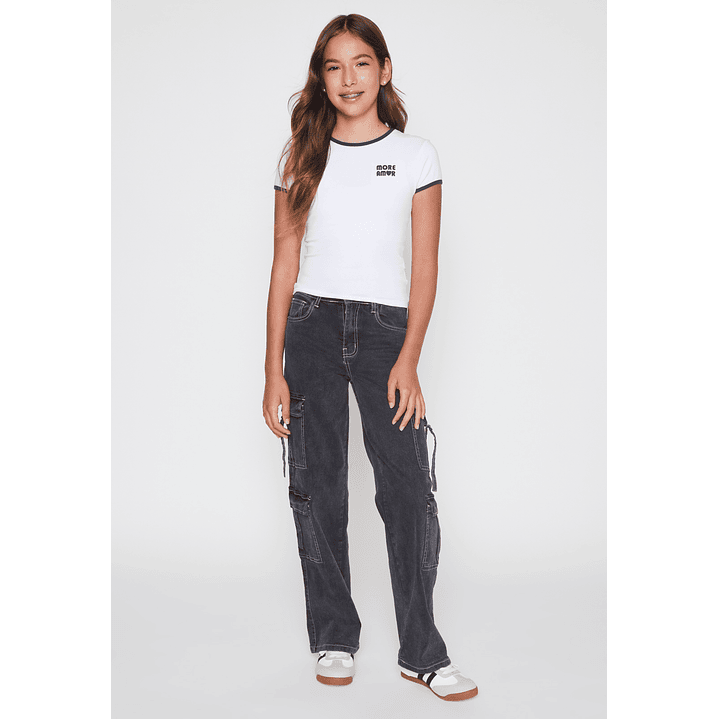 Jeans Cargo Lola Negro Familyshop 2