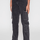 Jeans Cargo Lola Negro Familyshop - Miniatura 1