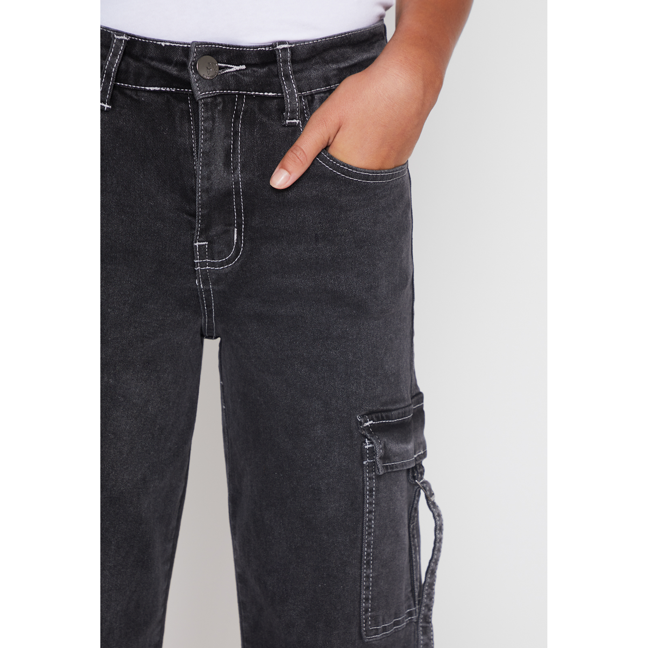 Jeans Cargo Lola Negro Familyshop 3