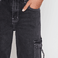 Jeans Cargo Lola Negro Familyshop - Miniatura 3