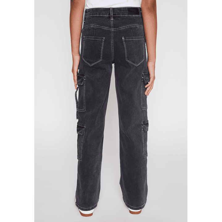 Jeans Cargo Lola Negro Familyshop 4