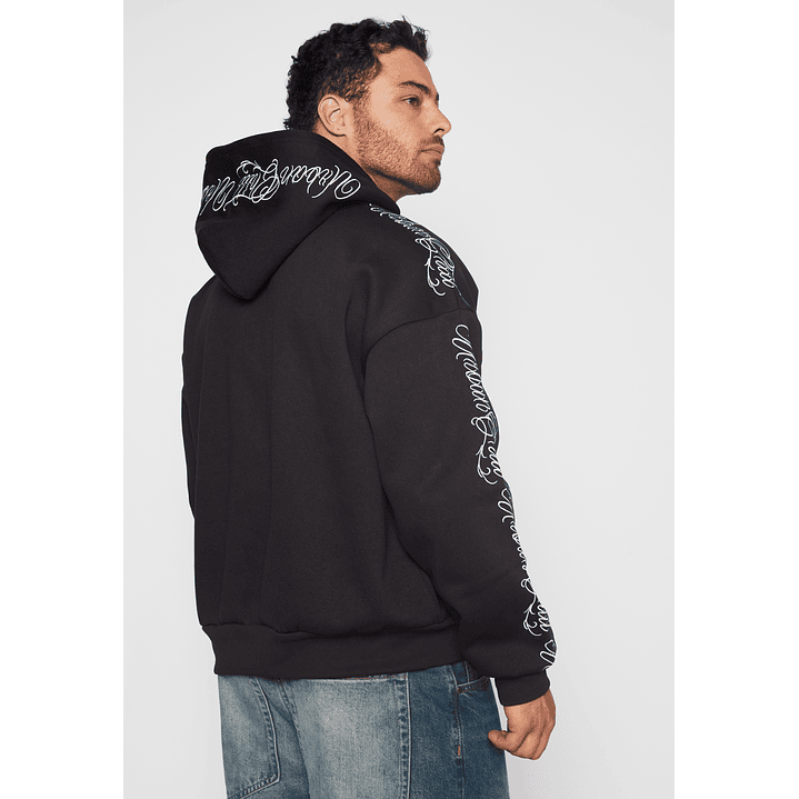 Polerón Bordado Hombre Negro Familyshop 3