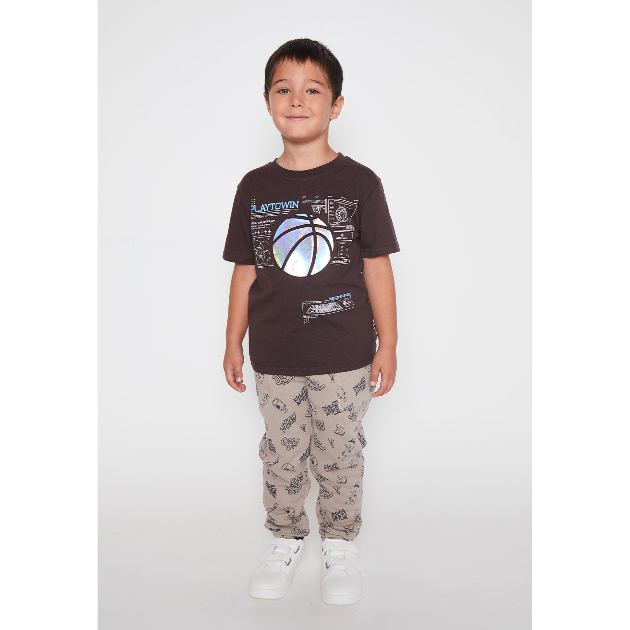 Polera Playtown Niño Café Familyshop 2