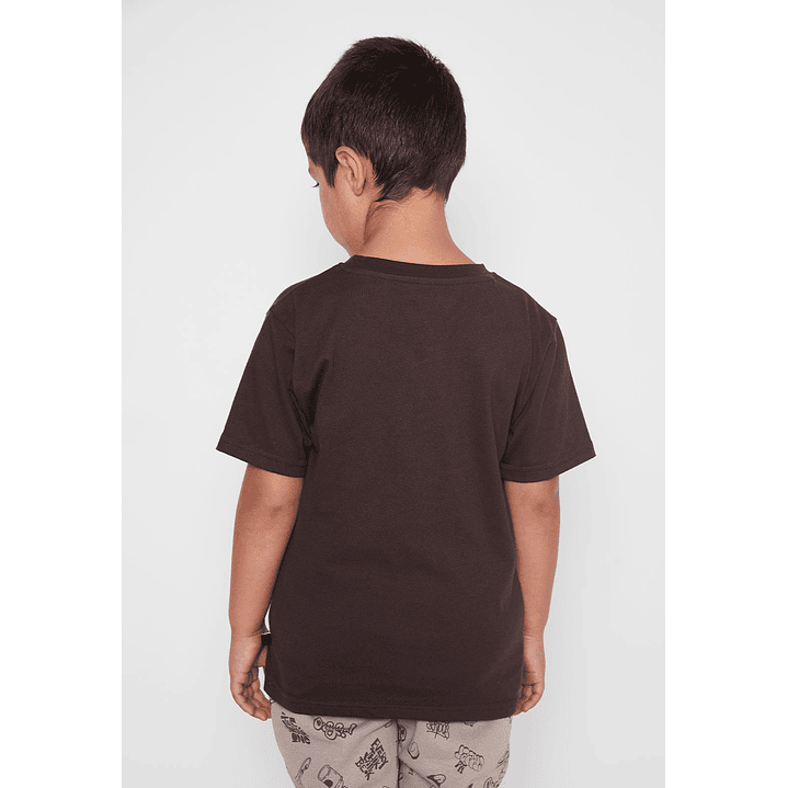 Polera Playtown Niño Café Familyshop 3