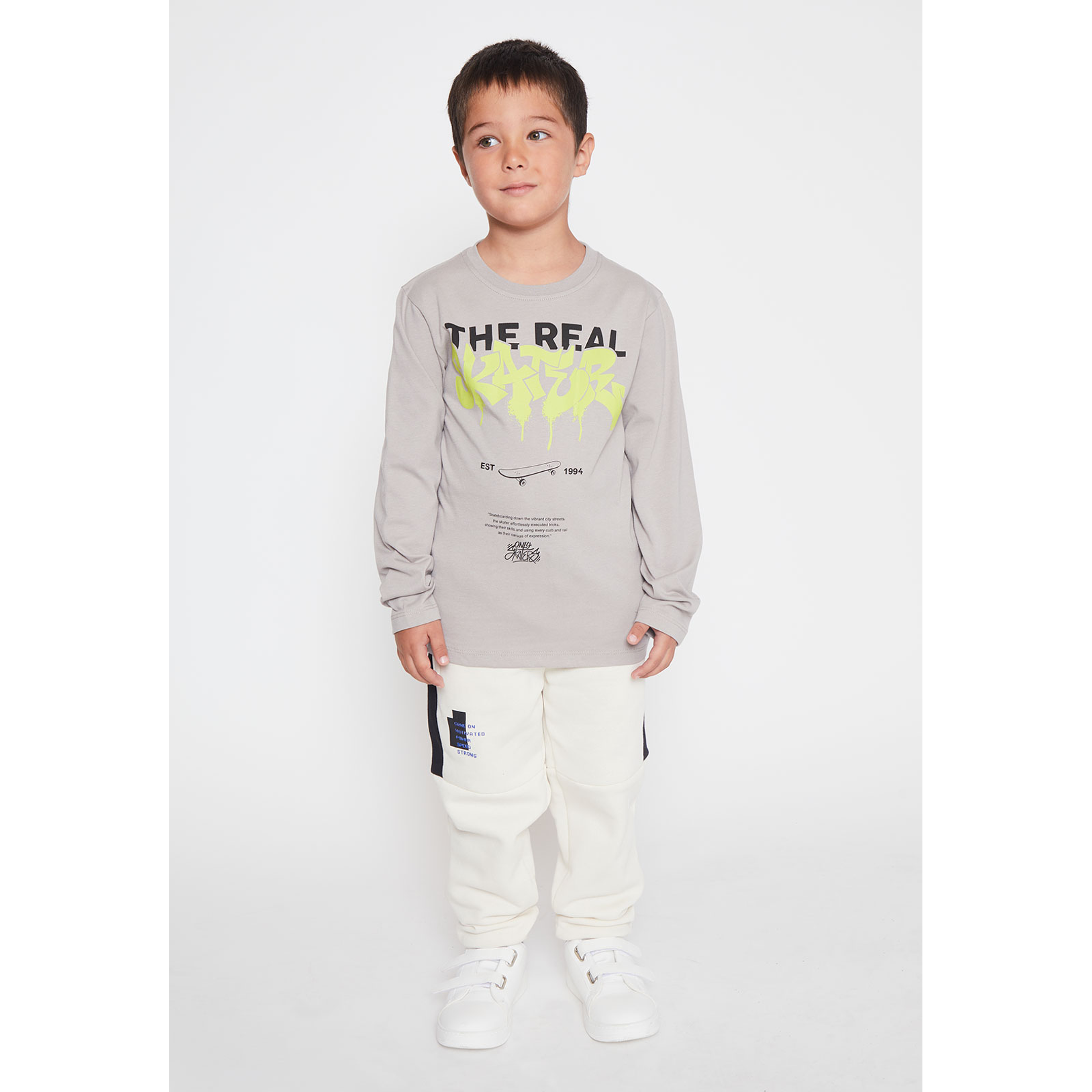 Polera SkaterNiño Gris Familyshop 2