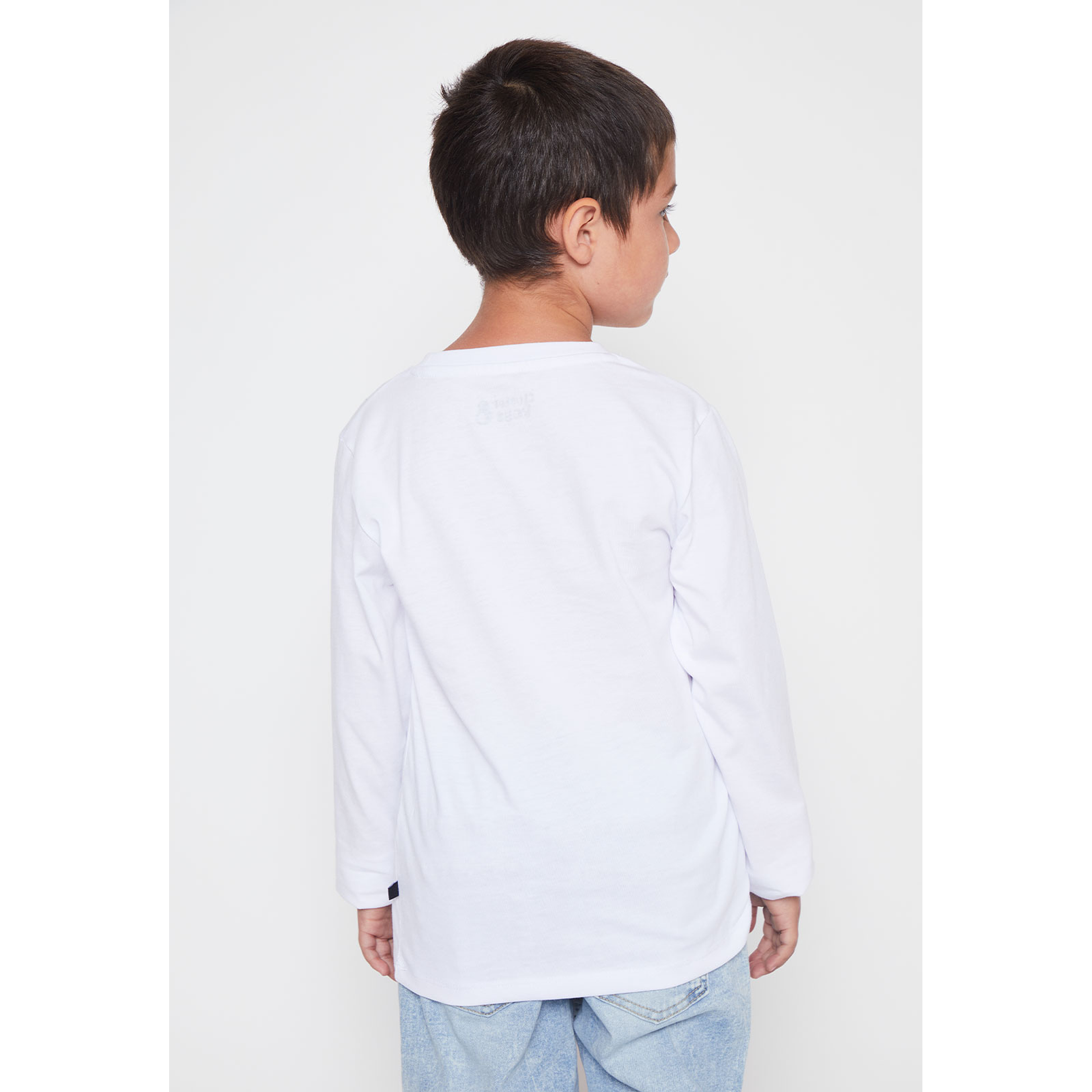 Polera Tyrannosaurus Niño Blanco Familyshop 3