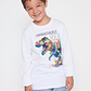 Polera Tyrannosaurus Niño Blanco Familyshop - Miniatura 1