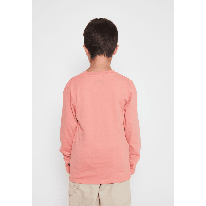 Polera T-rex Niño Naranja Familyshop 3