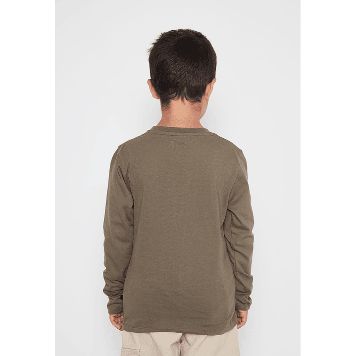 Polera Dino Triceratops Niño Verde Familyshop 3