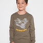 Polera Dino Triceratops Niño Verde Familyshop - Miniatura 1