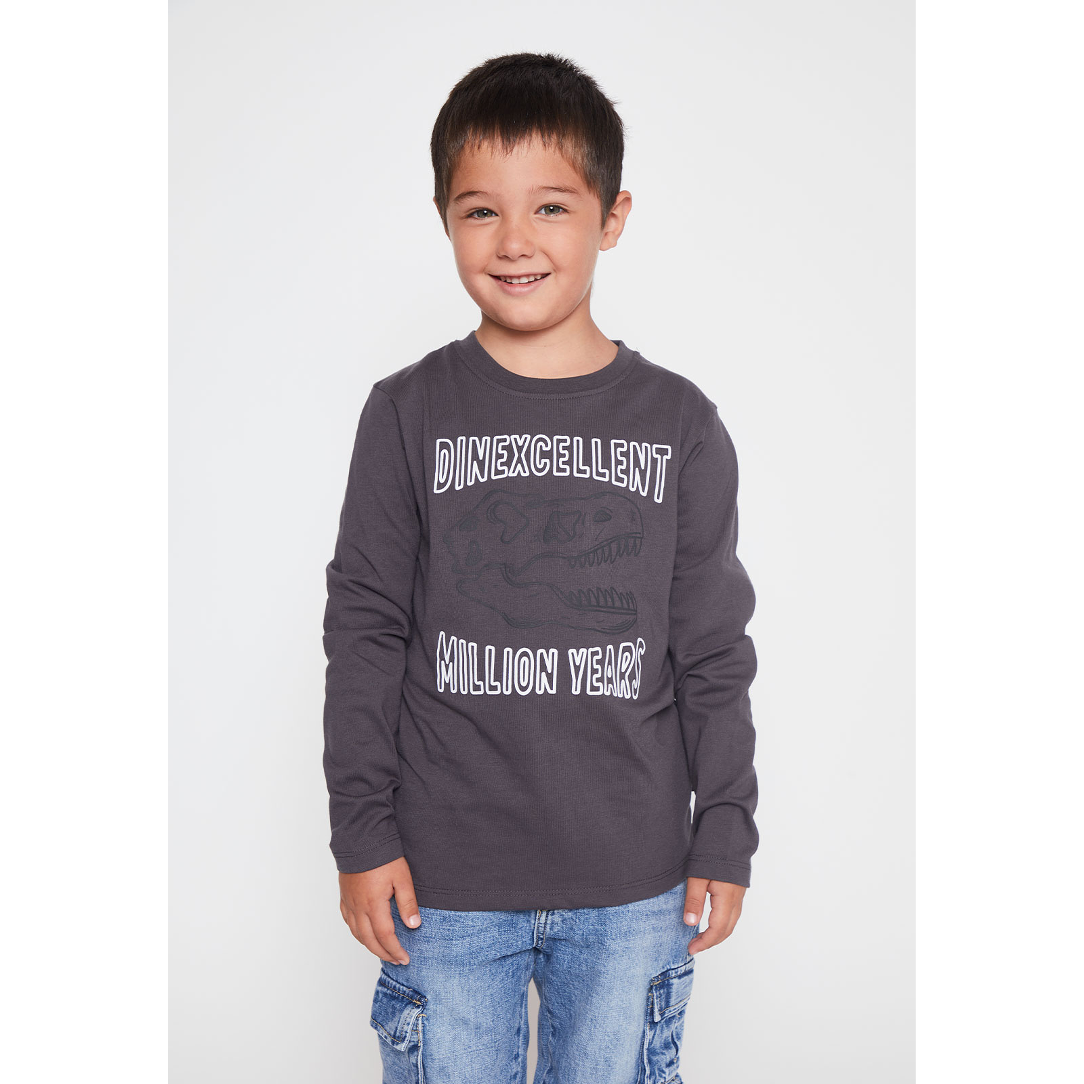 Polera Dinexcellent Niño Acero Familyshop 1