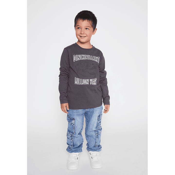 Polera Dinexcellent Niño Acero Familyshop 2