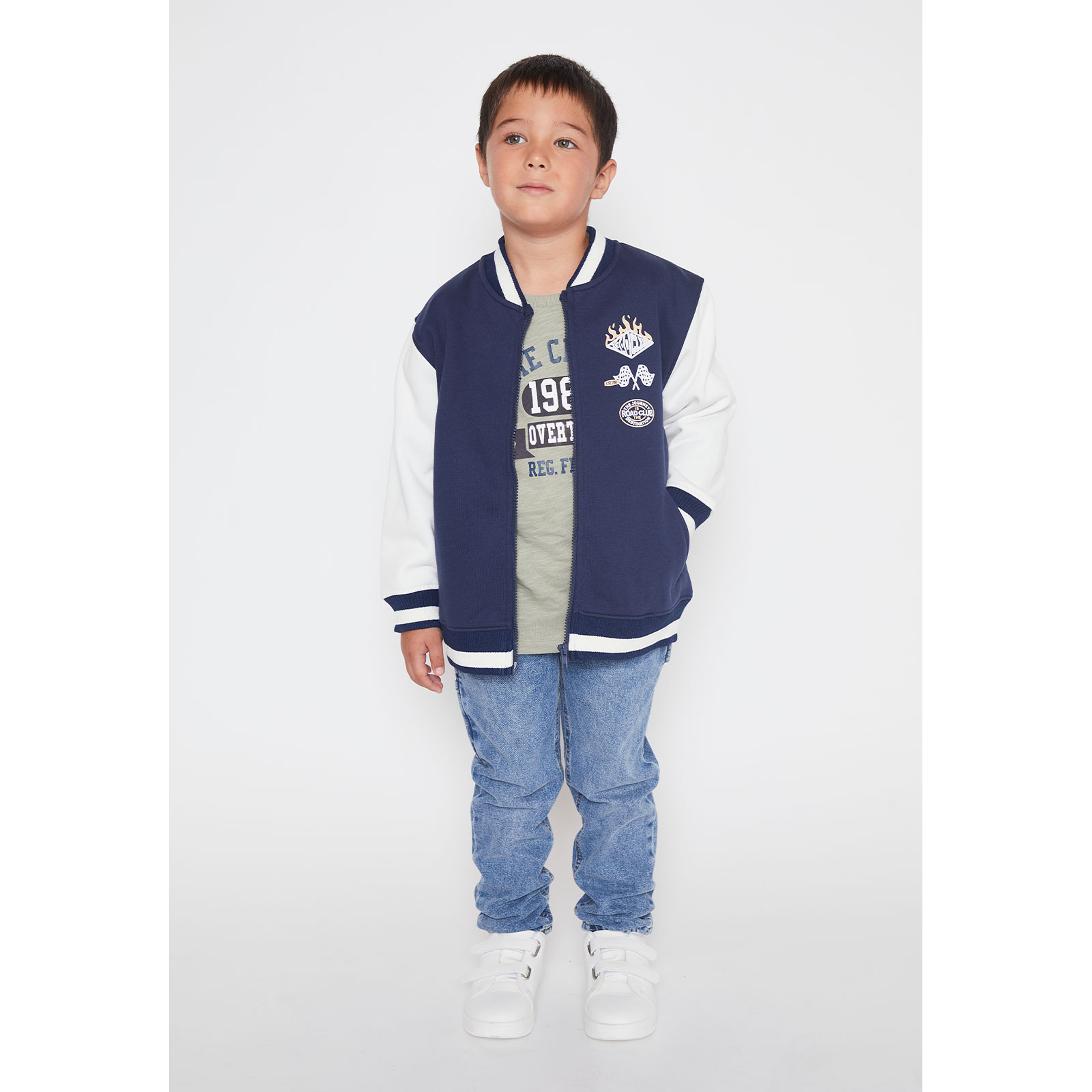 Chaqueta Racer Niño Azul Familyshop 2