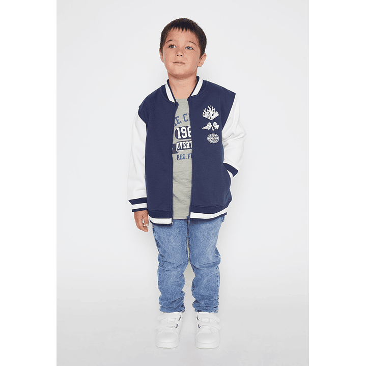 Chaqueta Racer Niño Azul Familyshop 2