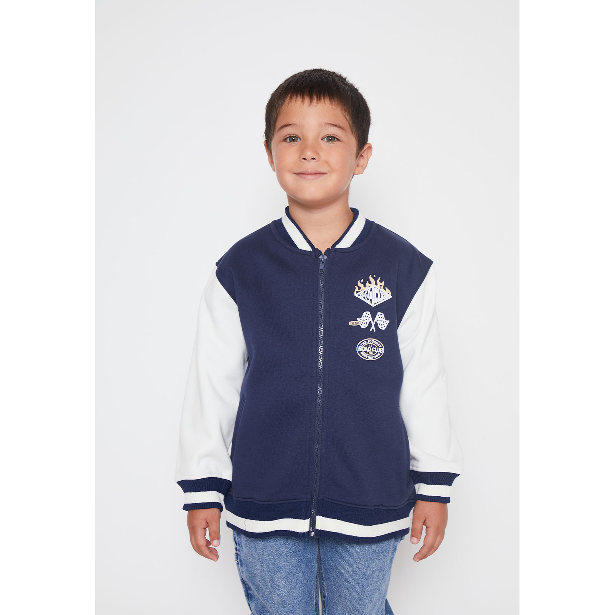 Chaqueta Racer Niño Azul Familyshop 1