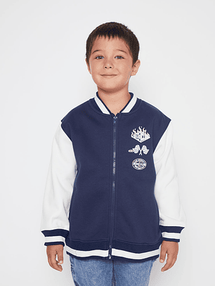Chaqueta Racer Niño Azul Familyshop
