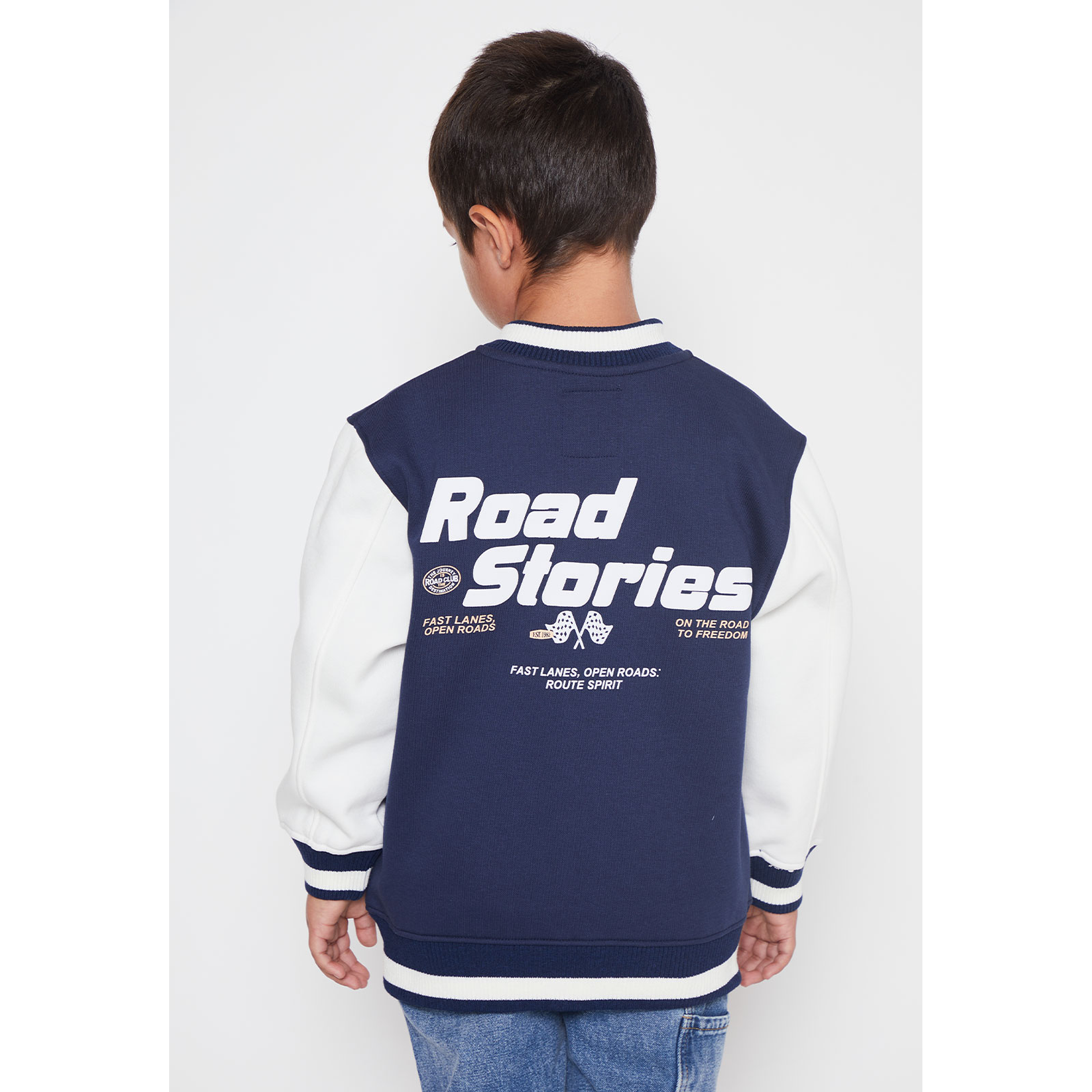 Chaqueta Racer Niño Azul Familyshop 3
