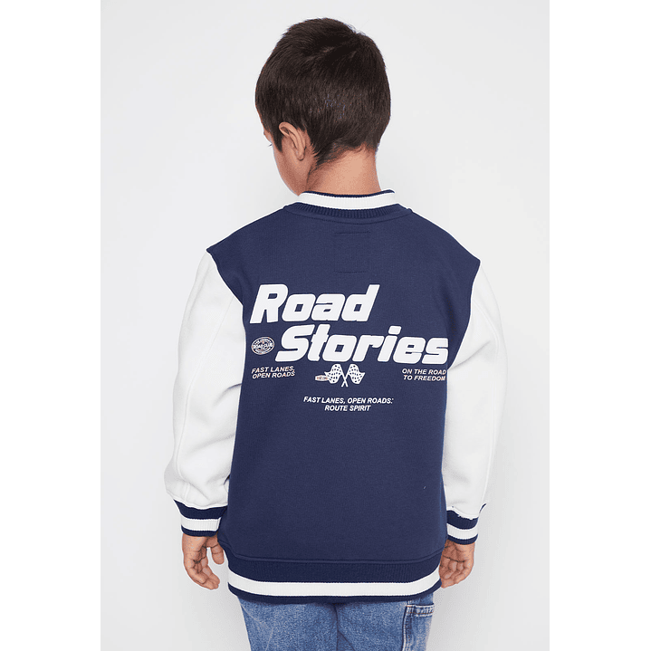 Chaqueta Racer Niño Azul Familyshop 3