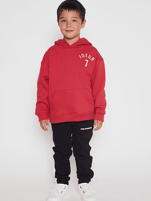 Pantalón Buzo Deportiva Niño Negro Familyshop