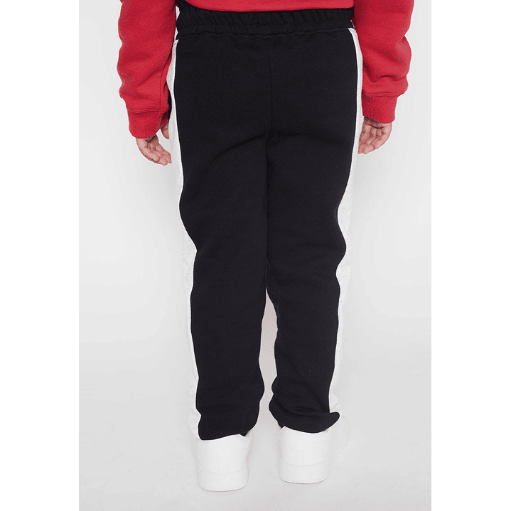 Pantalón Buzo Deportiva Niño Negro Familyshop 3