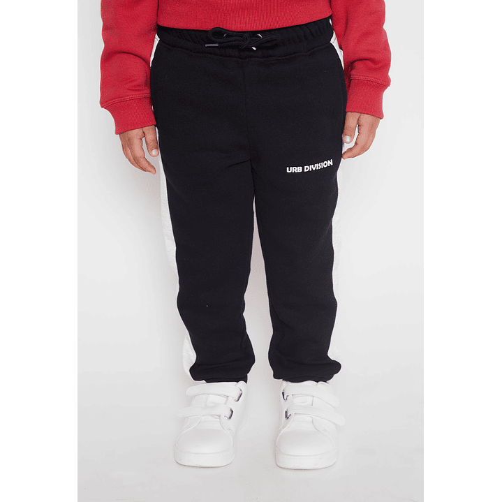 Pantalón Buzo Deportiva Niño Negro Familyshop 1