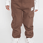 Pantalón Buzo Cargo Niño Café Familyshop - Miniatura 1