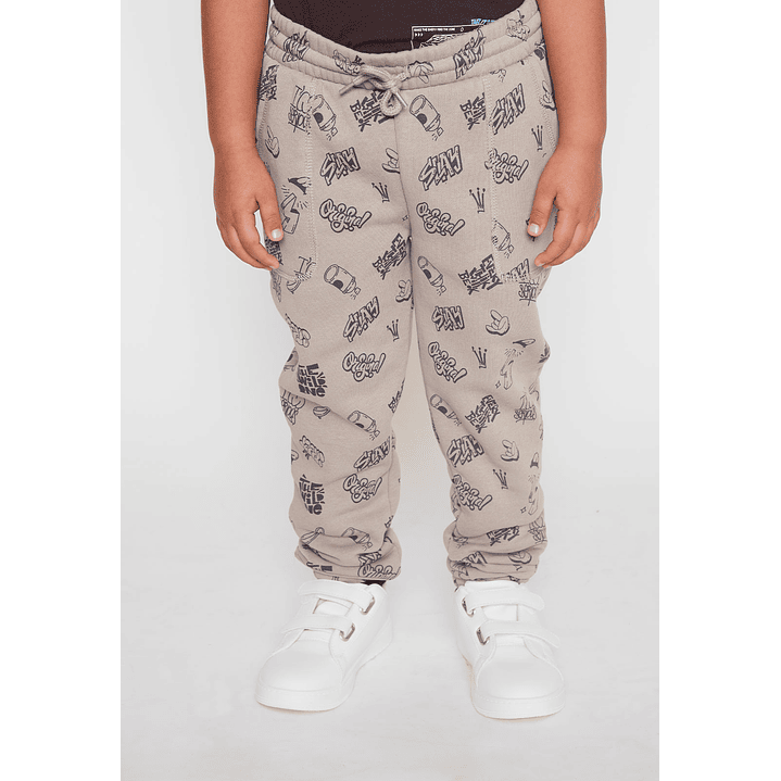 Pantalón Buzo Slay Niño Café Familyshop 1