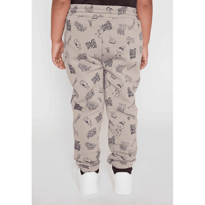 Pantalón Buzo Slay Niño Café Familyshop 3