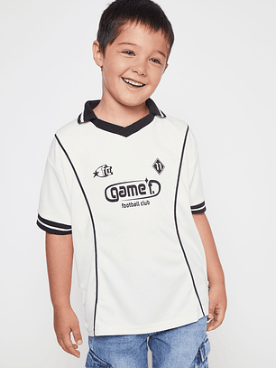 Polera Deportiva Game Niño Crudo Familyshop