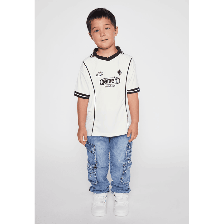 Polera Deportiva Game Niño Crudo Familyshop 2