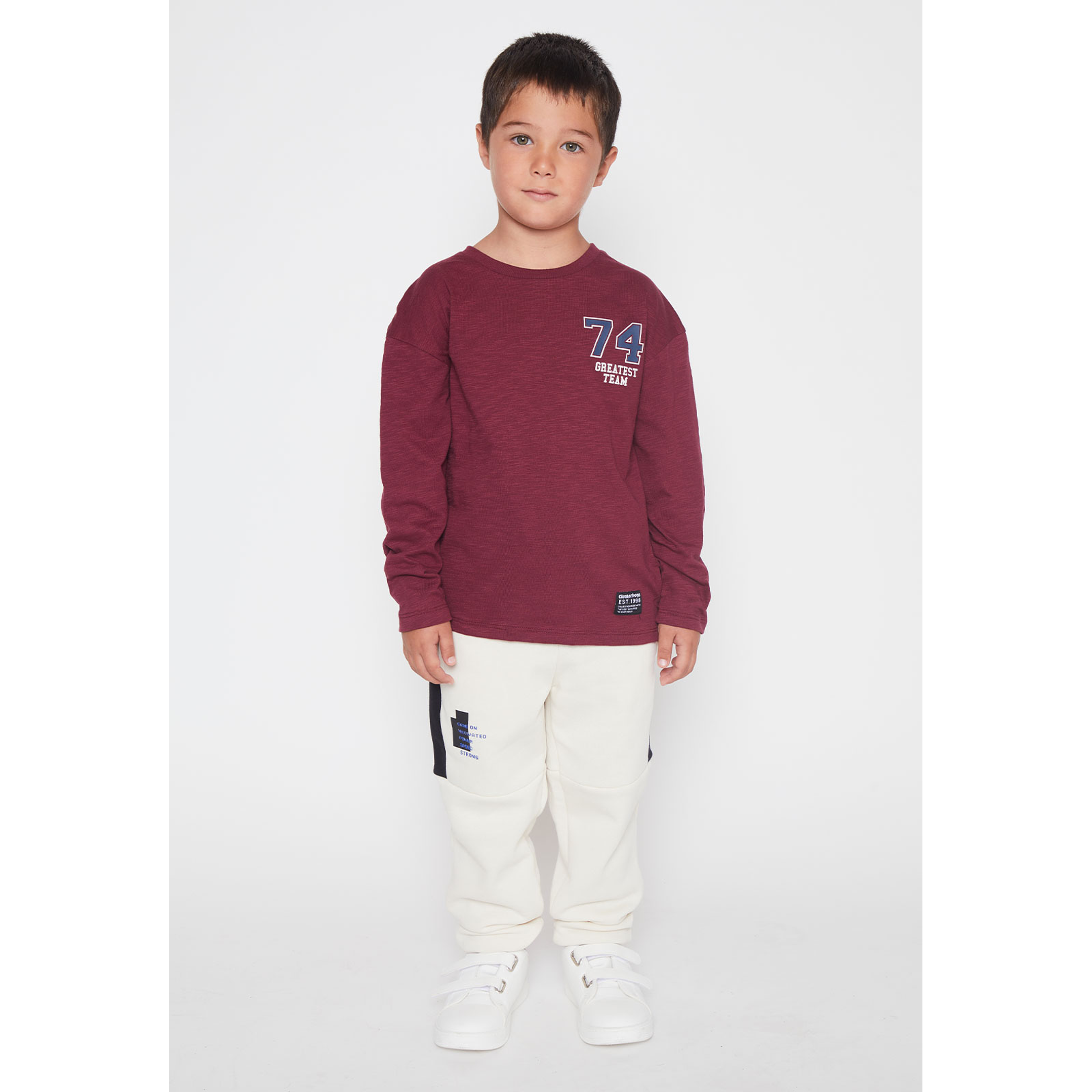 Polera Varsity Niño Burdeo Familyshop 2