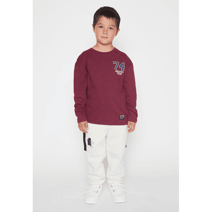 Polera Varsity Niño Burdeo Familyshop 2