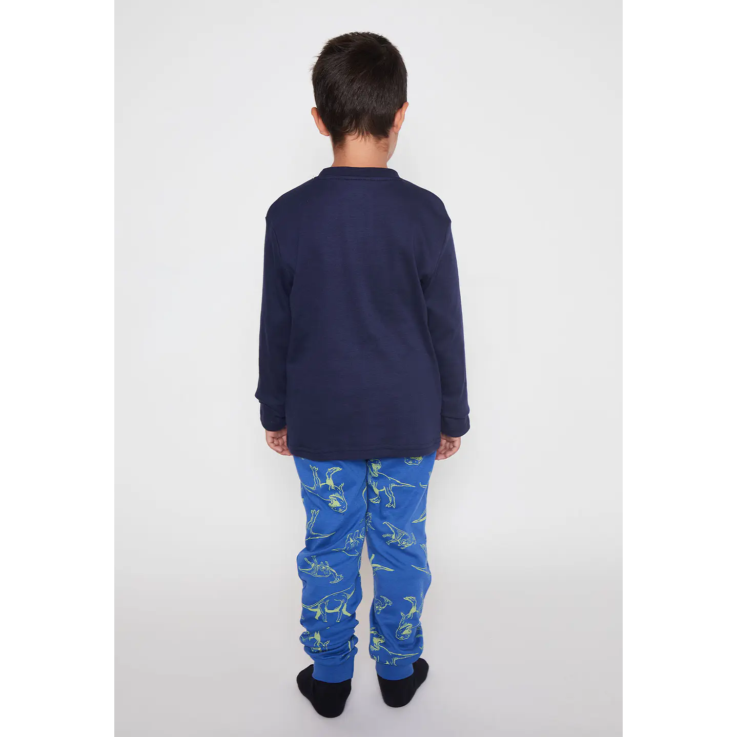 Pijama Jersey Dino Niño Azul Familyshop 3