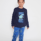 Pijama Jersey Dino Niño Azul Familyshop - Miniatura 1