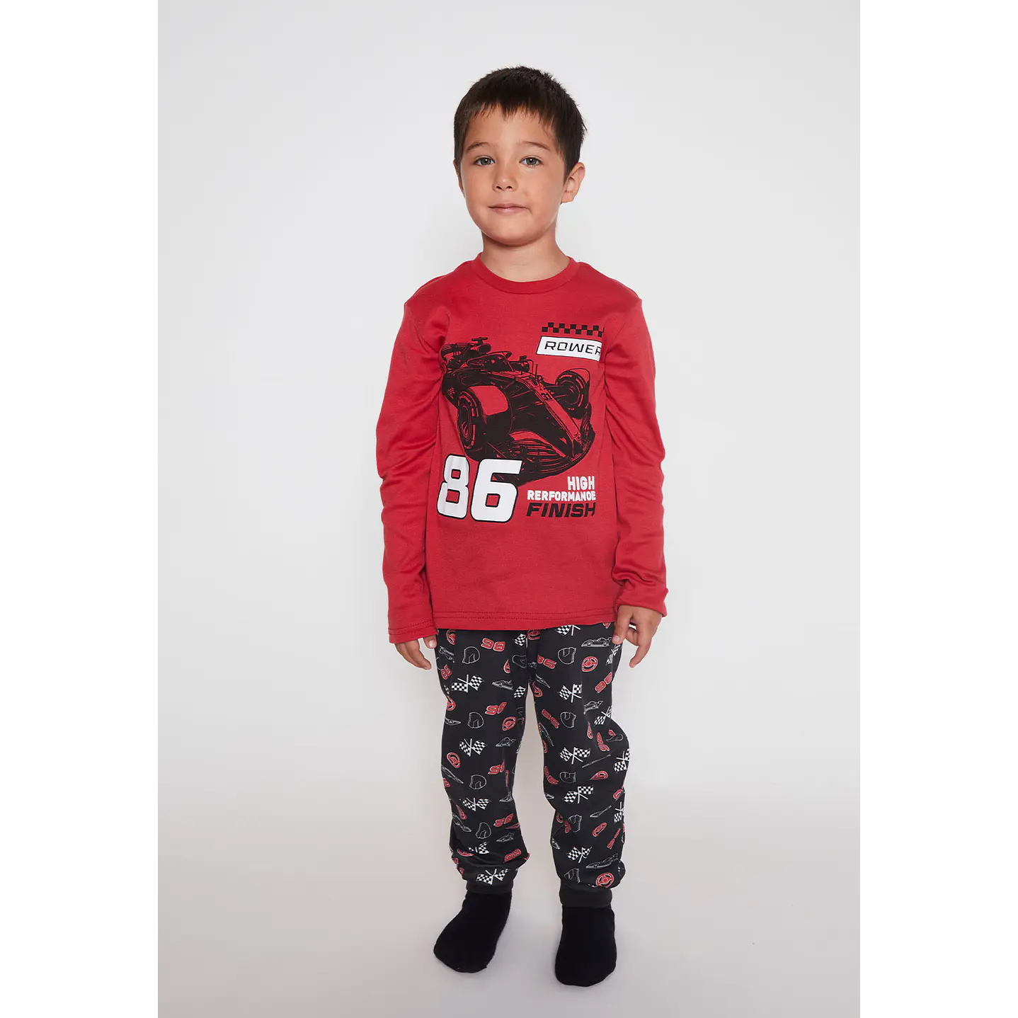 Pijama Jersey Rower Niño Rojo Familyshop 1