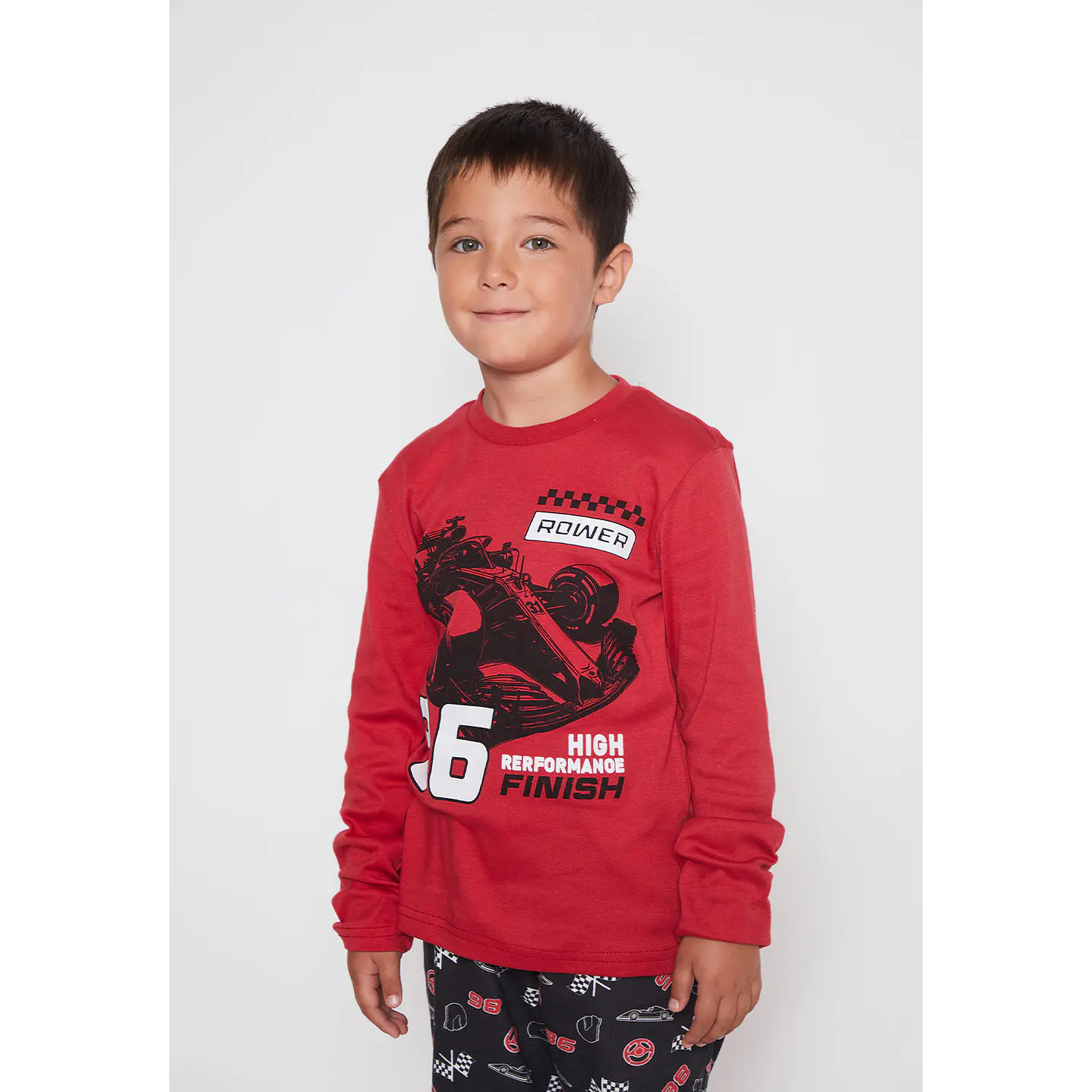 Pijama Jersey Rower Niño Rojo Familyshop 3