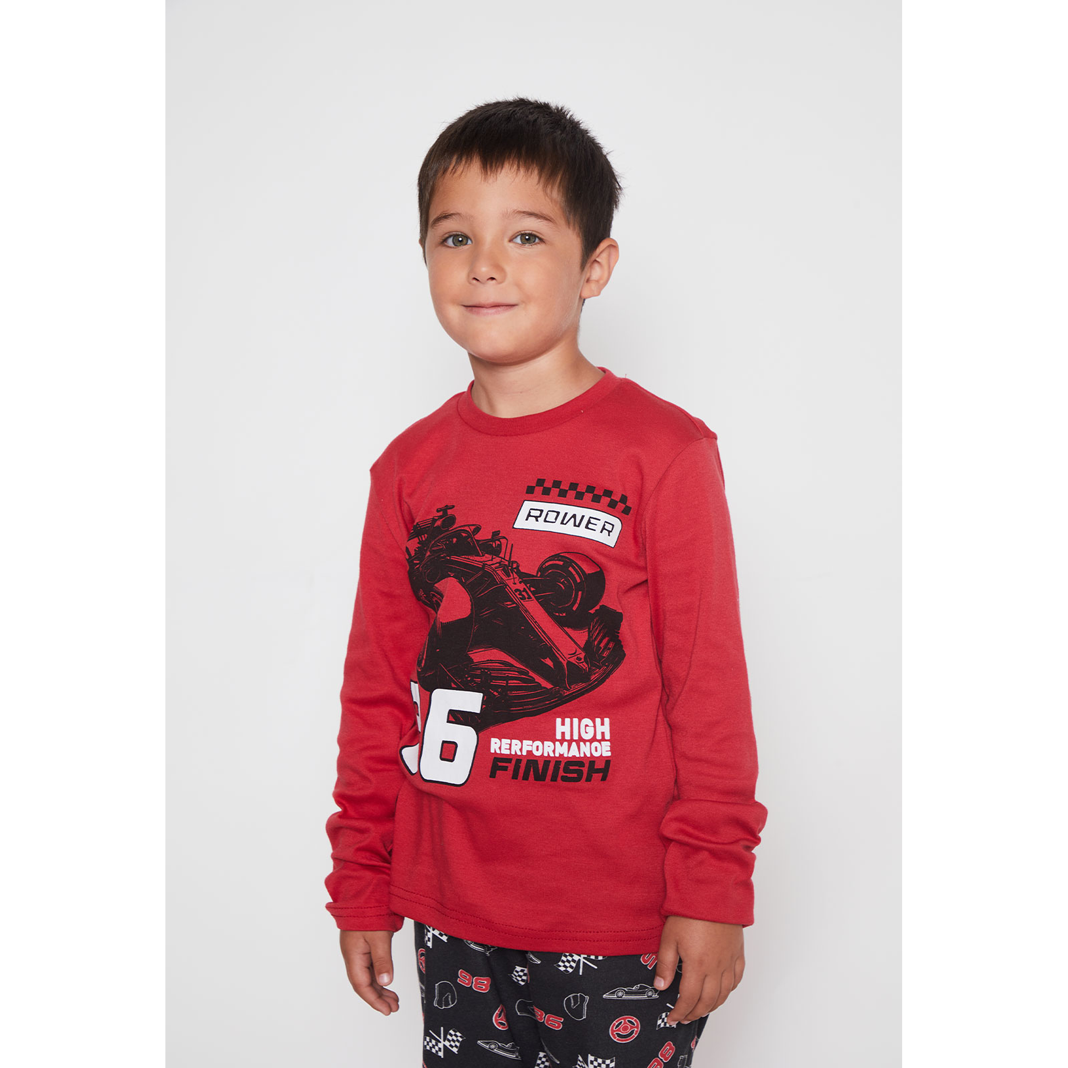 Pijama Jersey Rower Niño Rojo Familyshop 3