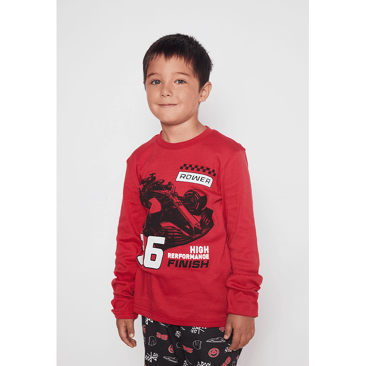 Pijama Jersey Rower Niño Rojo Familyshop 3