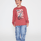 Polera Dino Niño Rojo Familyshop - Miniatura 2