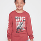 Polera Dino Niño Rojo Familyshop - Miniatura 1