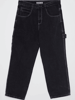 Jeans Slim Carpintero Hombre Negro Familyshop