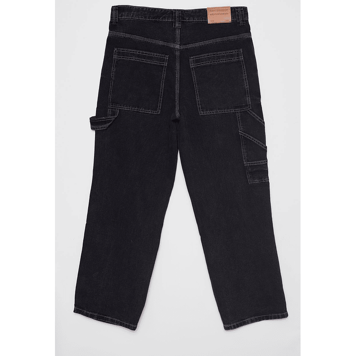 Jeans Slim Carpintero Hombre Negro Familyshop 2