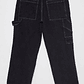 Jeans Slim Carpintero Hombre Negro Familyshop - Miniatura 2