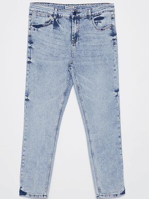 Jeans Cropped Hombre Azul Familyshop