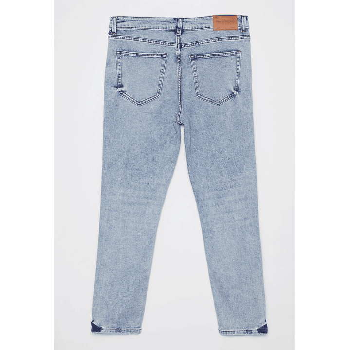 Jeans Cropped Hombre Azul Familyshop 2