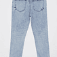 Jeans Cropped Hombre Azul Familyshop - Miniatura 2