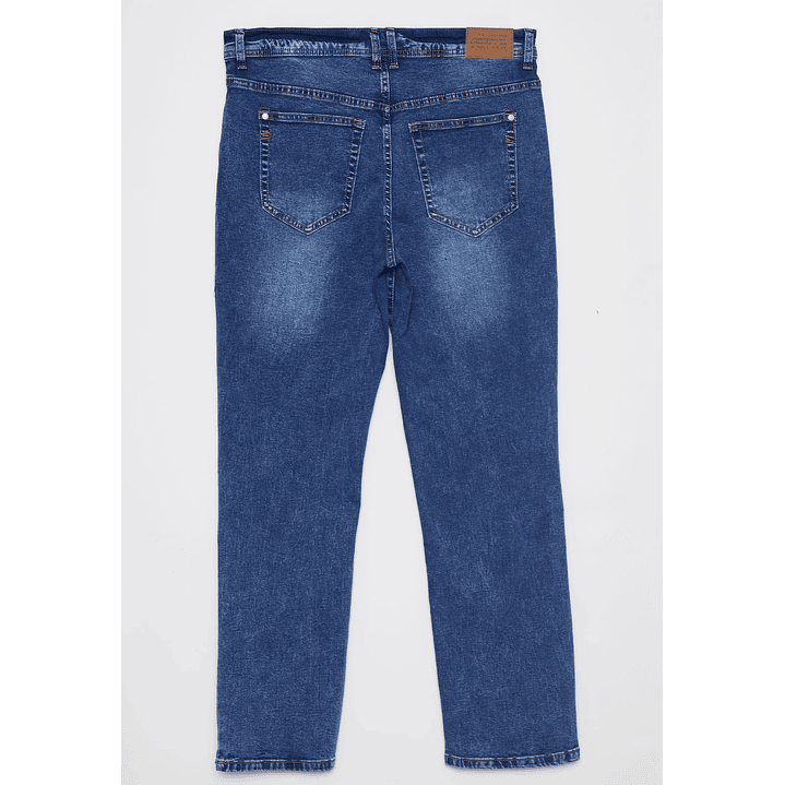 Jeans Straight Hombre Azul Familyshop 2
