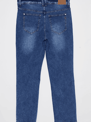 Jeans Straight Hombre Azul Familyshop
