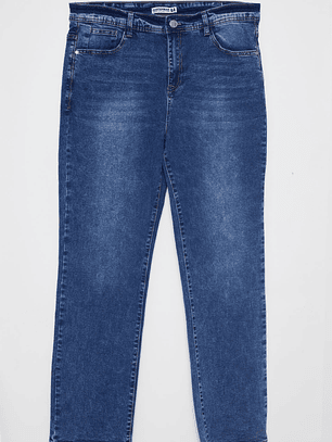 Jeans Straight Hombre Azul Familyshop